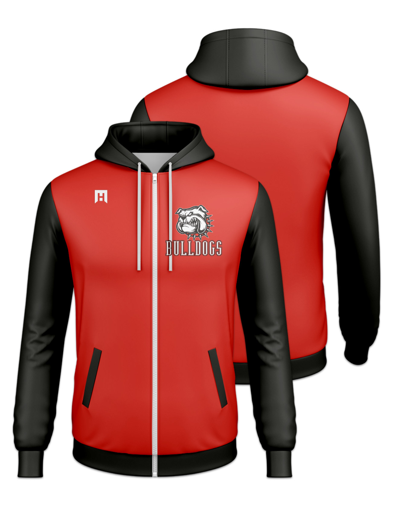 Rendered product preview, stack