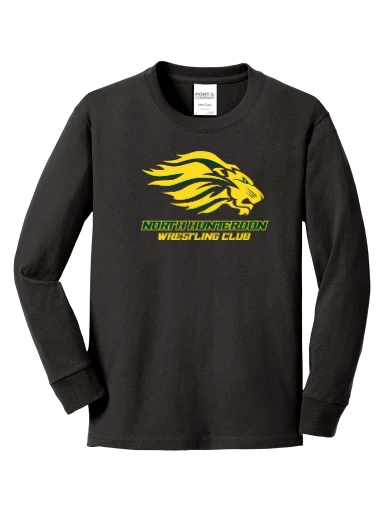 Port & Co Youth Long Sleeve Core Cotton Tee preview, front