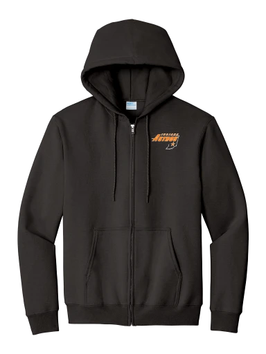 Port & Co Essential Fleece Full-Zip Hooded Sweatshirt preview, front