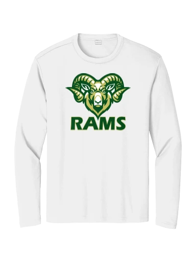 GVYF Rams Long Sleeve PosiCharge Competitor Tee preview, front