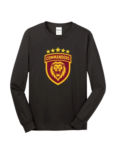 GVYF Commanders Long Sleeve Core Cotton Tee preview, front
