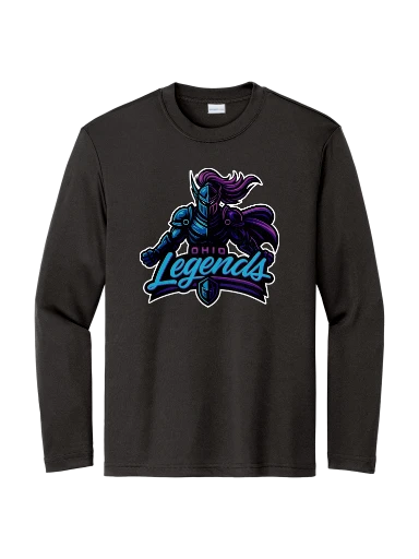 Youth Perf. Long Sleeve preview, front