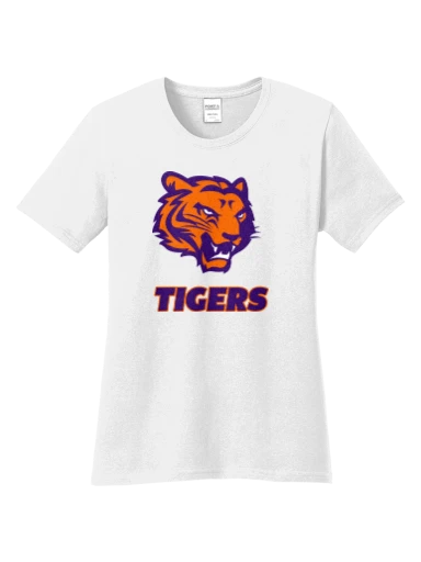 GVYF Tigers Women's Core Cotton Tee preview, front