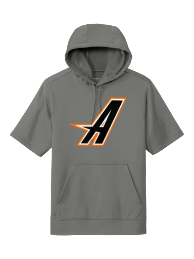 Sport-Tek Sport-Wick Fleece Short Sleeve Hooded Pullover preview, front