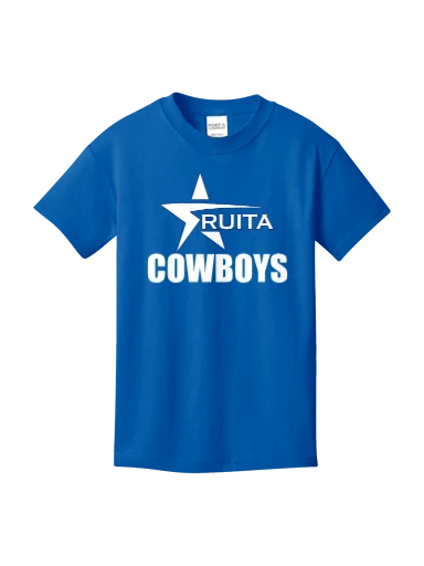 GVYF Cowboys Youth Core Cotton Tee preview, front