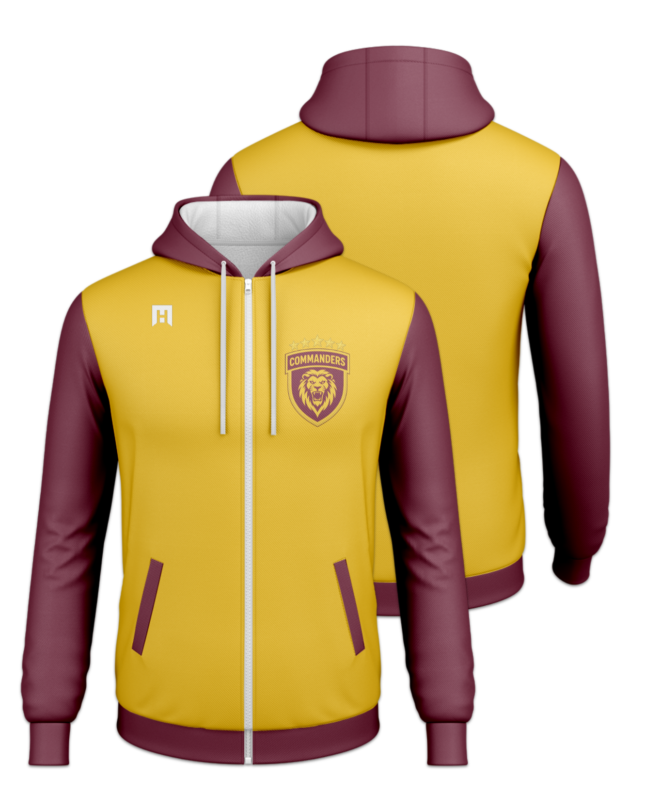 Rendered product preview, stack
