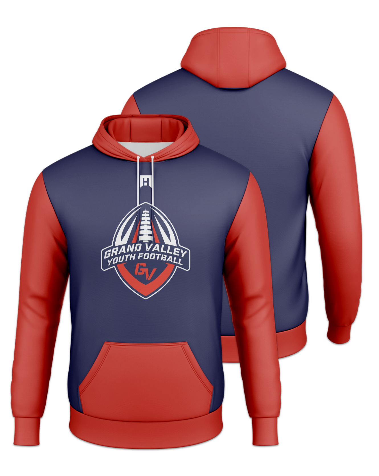 Rendered product preview, stack