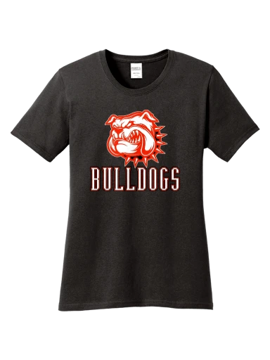 GVYF Bulldogs Women's Core Cotton Tee preview, front