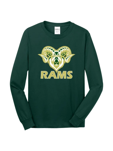 GVYF Rams Long Sleeve Core Cotton Tee preview, front