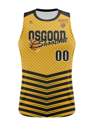 Women's Basketball Jersey Gold preview, front