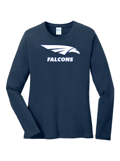 Women's Long Sleeve Core Cotton Tee preview, front