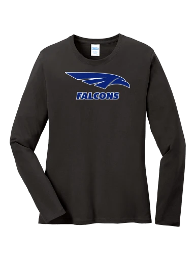 Women's Long Sleeve Core Cotton Tee preview, front