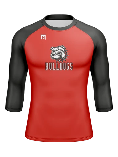 Men’s Compression Raglan Long Sleeve Rash Guard preview, front