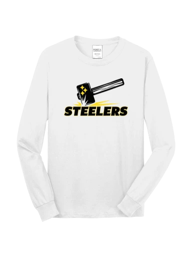 GVYF Steelers Long Sleeve Core Cotton Tee preview, front