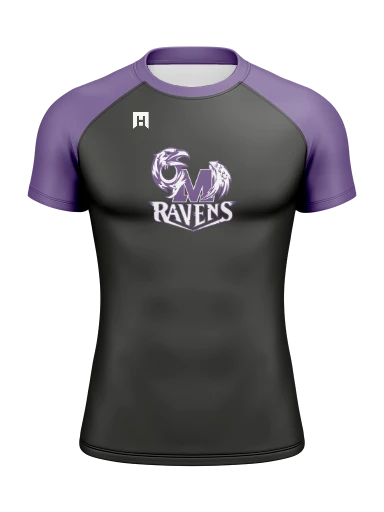 Men’s Compression Raglan Rash Guard preview, front