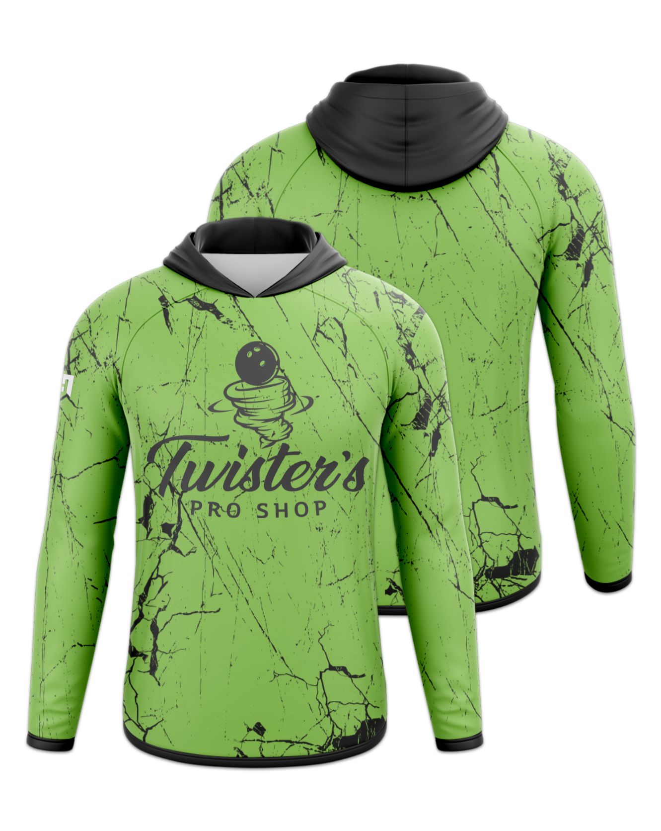 Rendered product preview, stack