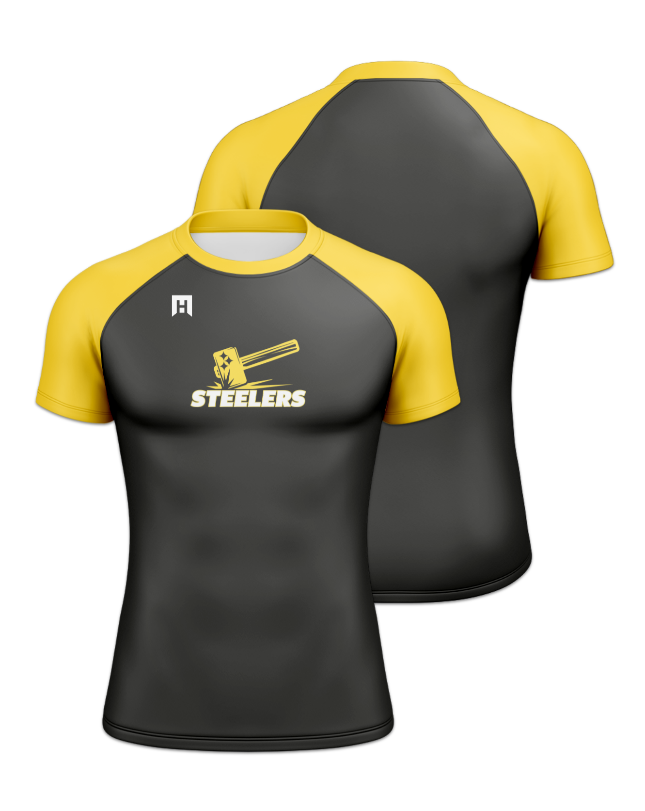 Rendered product preview, stack