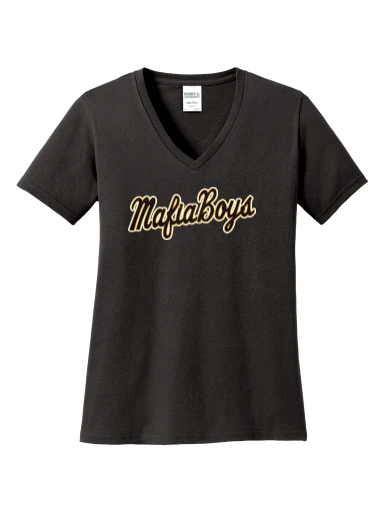 Port & Co Women's Core Cotton V-Neck Tee preview, front
