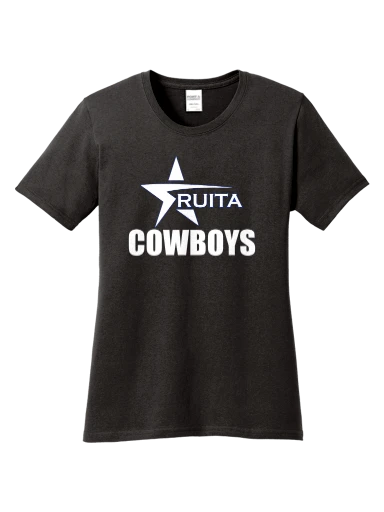 GVYF Cowboys Women's Core Cotton Tee preview, front