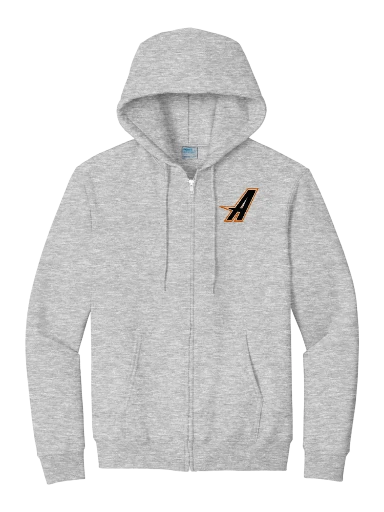 Port & Co Essential Fleece Full-Zip Hooded Sweatshirt preview, front