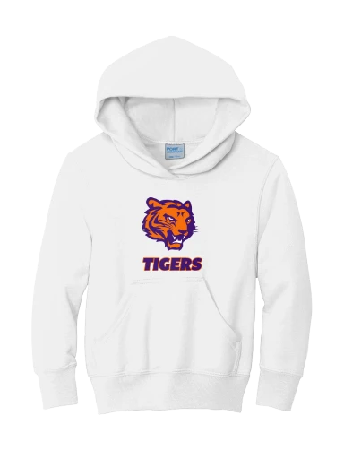 GVYF Tigers Youth Core Fleece Pullover Hooded Sweatshirt preview, front