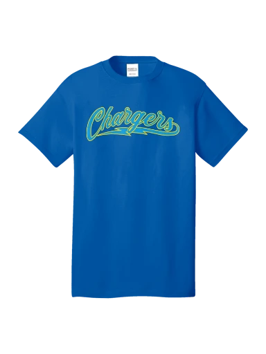 GVYF Chargers Core Cotton Tee preview, front