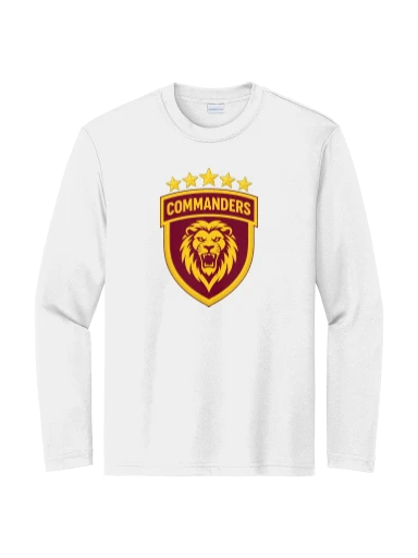 GVYF Commanders Youth Long Sleeve PosiCharge Competitor Tee preview, front