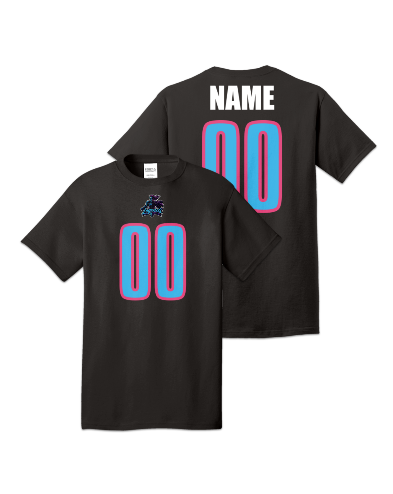 Rendered product preview, stack