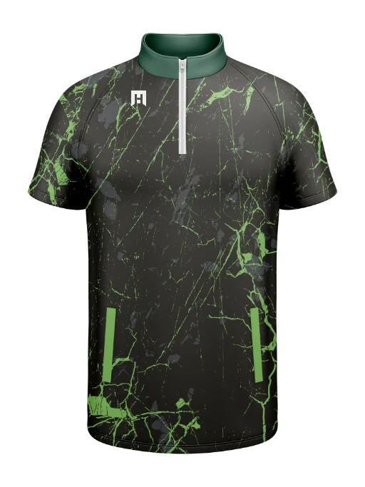 Sublimated Men's Short Sleeve 1/4 Zip