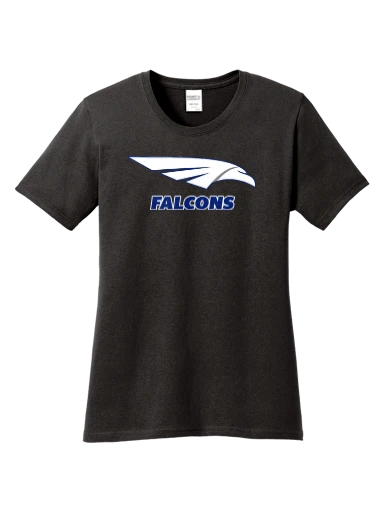 GVYF Falcons Women's Core Cotton Tee preview, front