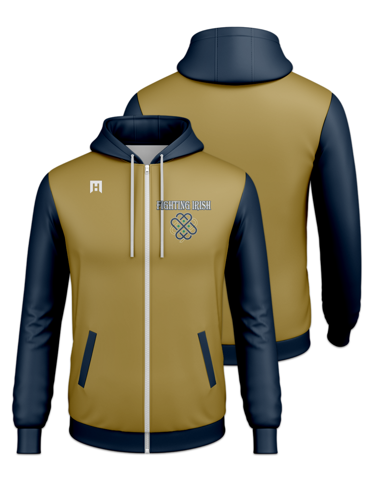 Rendered product preview, stack