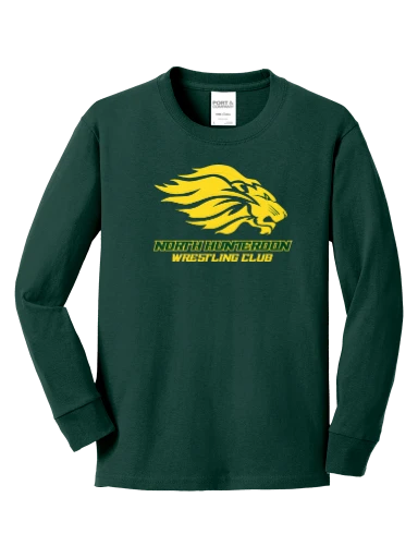 Port & Co Youth Long Sleeve Core Cotton Tee preview, front