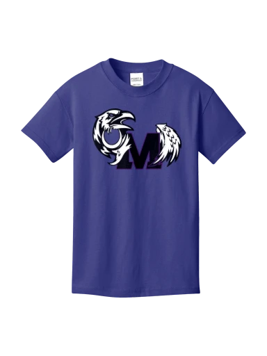 GVYF Ravens Youth Core Cotton Tee preview, front