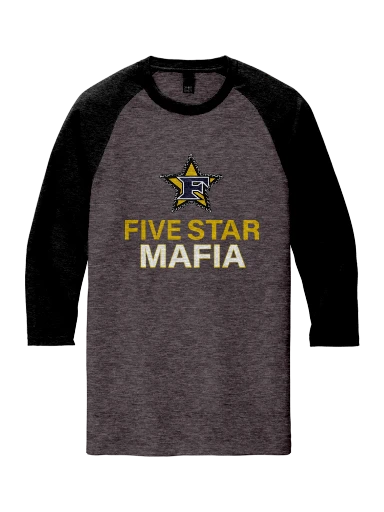 District Perfect Tri 3/4-Sleeve Raglan preview, front