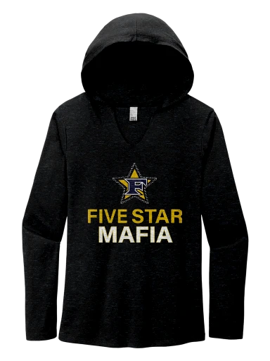 District Women's Perfect Tri Long Sleeve Hoodie preview, front