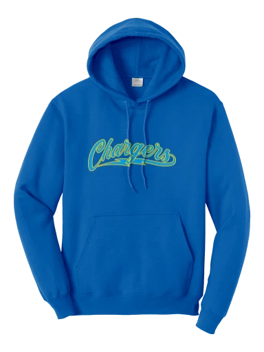 GVYF Chargers Core Fleece Pullover Hooded Sweatshirt preview, front