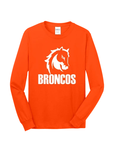 GVYF Broncos Long Sleeve Core Cotton Tee preview, front