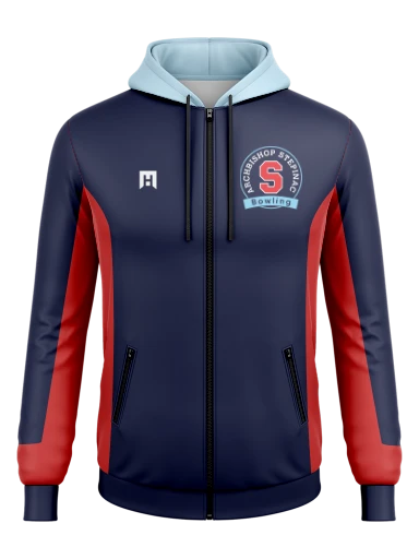 Men's Full Zip Poly Fleece Hoodie preview, front