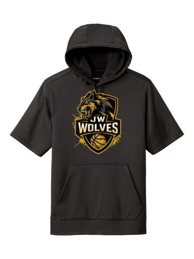 Sport-Wick Fleece Short Sleeve Hooded Pullover preview, front