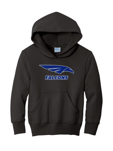 Youth Core Fleece Pullover Hooded Sweatshirt preview, front