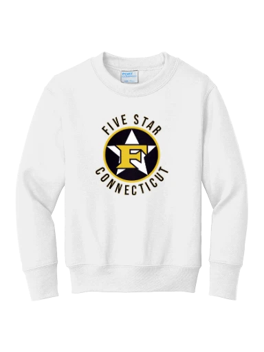 Port & Co Youth Core Fleece Crewneck Sweatshirt preview, front