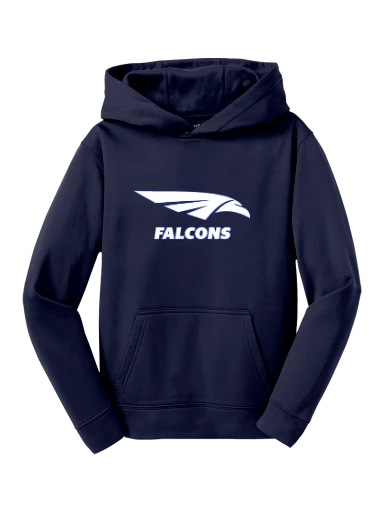 Youth Sport-Wick Fleece Hooded Pullover preview, front