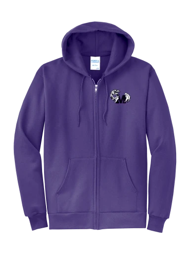 GVYF Ravens Core Fleece Full-Zip Hooded Sweatshirt preview, front