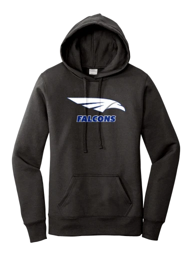 GVYF Falcons Women's Core Fleece Pullover Hooded Sweatshirt preview, front