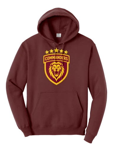 GVYF Commanders Core Fleece Pullover Hooded Sweatshirt preview, front