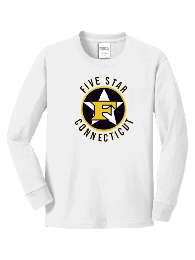 Port & Co Youth Long Sleeve Core Cotton Tee preview, front