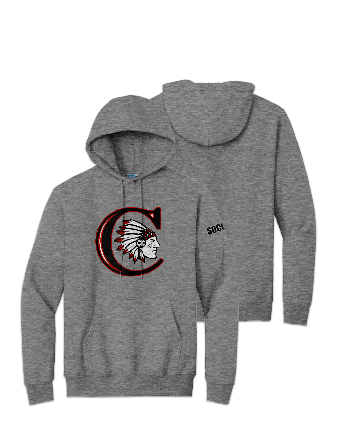 Rendered product preview, stack