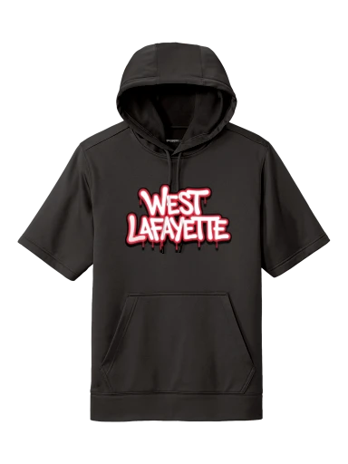 Adult short sl hoodie Graffiti preview, front