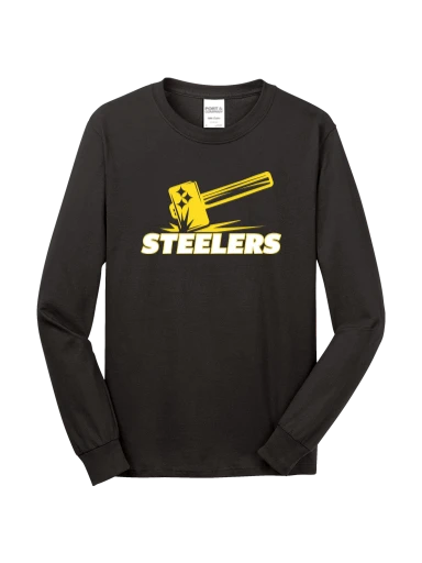 GVYF Steelers Long Sleeve Core Cotton Tee preview, front