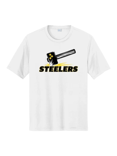 GVYF Steelers PosiCharge Competitor Tee preview, front